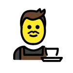Man Barista SVG Icon
